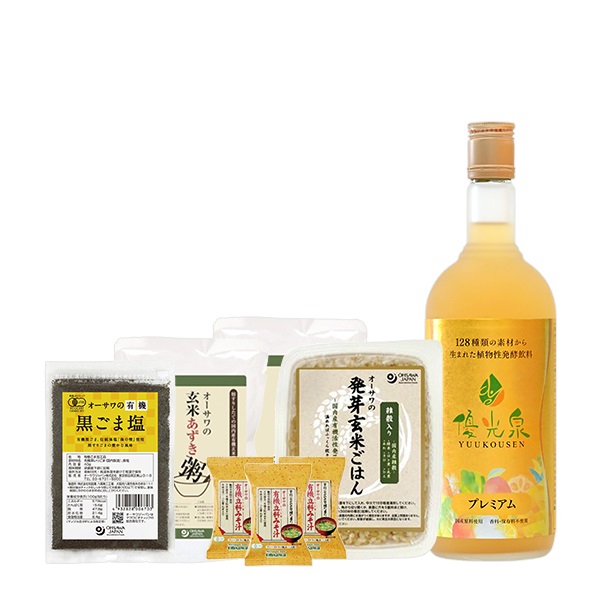 ファスフェスセット竹（プレミアム1本+3日間断食回復食セット+有機黒ごま塩）