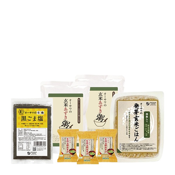 ファスフェスセット梅（3日間断食回復食セット+有機黒ごま塩）