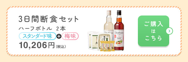 3日間断食セットスタンダード味+梅味