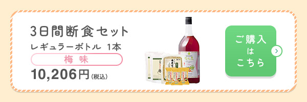 3日間断食セット梅味1本