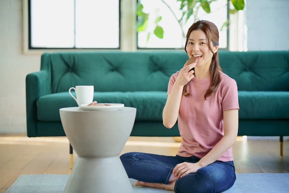 断食が終わった女性